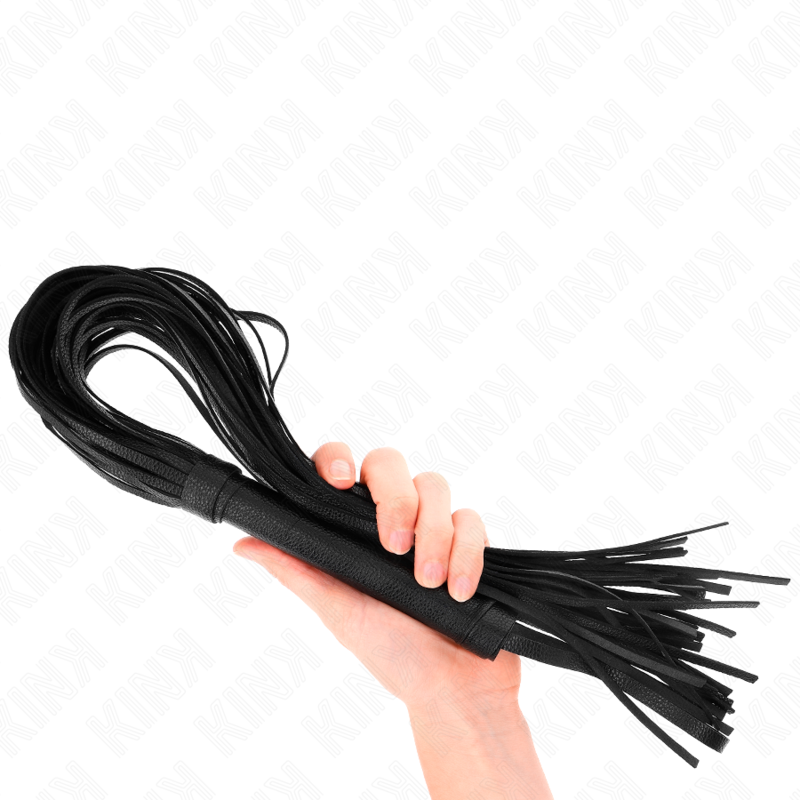 Kink - Chicote de PVC Macio Preto 70 cm