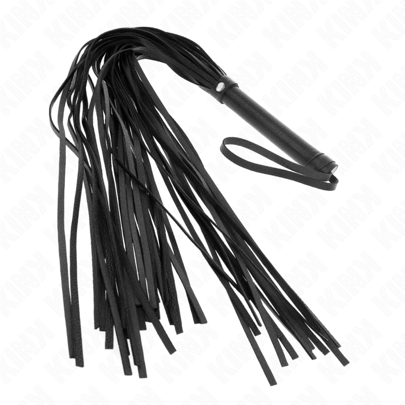 Kink - Chicote de PVC Macio Preto 70 cm