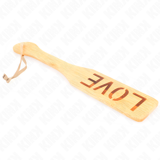Kink - Paleta de Bambu Palavra Amor 32 X 5,5 cm