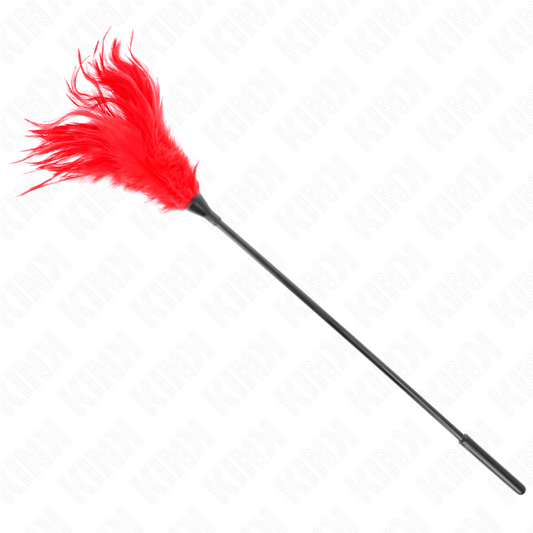 Kink - Múltiplas Penas de Cócegas Vermelhas 45 cm