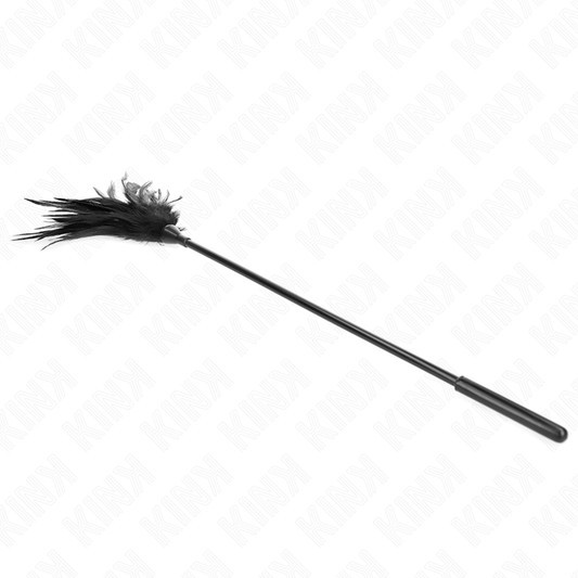 Kink - Múltiplas Penas de Cócegas Pretas 45 cm