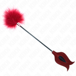 Kink - Penas de Cócegas Com Remo Forma de Rosa 8 cm