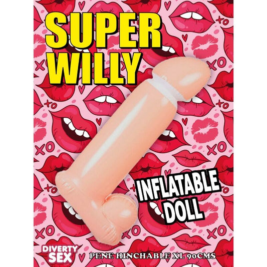 Diablo Picante Pene Hinchable 100 Cm