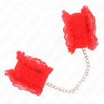 Kink - Punhos Elásticos de Renda Vermelho
