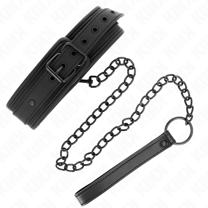 Kink - Collar de Neopreno Bondage Modelo 1 Con Correa Ajustable de 78 cm 37,5 X 49,5 cm