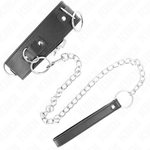 Kink - Colar Com Trela 65 cm 3 Anéis Modelo 2 Ajustável 36-43 cm X 5 cm