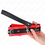 Kink - Collar Básico con Correa 65 cm Modelo 3 Rojo 53 X 5 cm