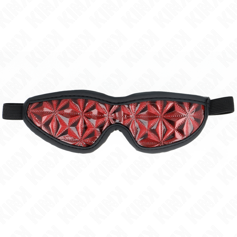Kink - Diadema con Estampado de Diamantes Rojos 20,5 X 6 cm
