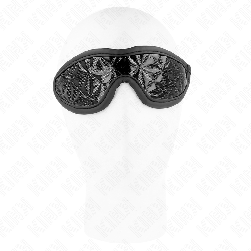 Kink - Faixa de Cabeça Padrão Diamante Preto 20,5 X 6 cm