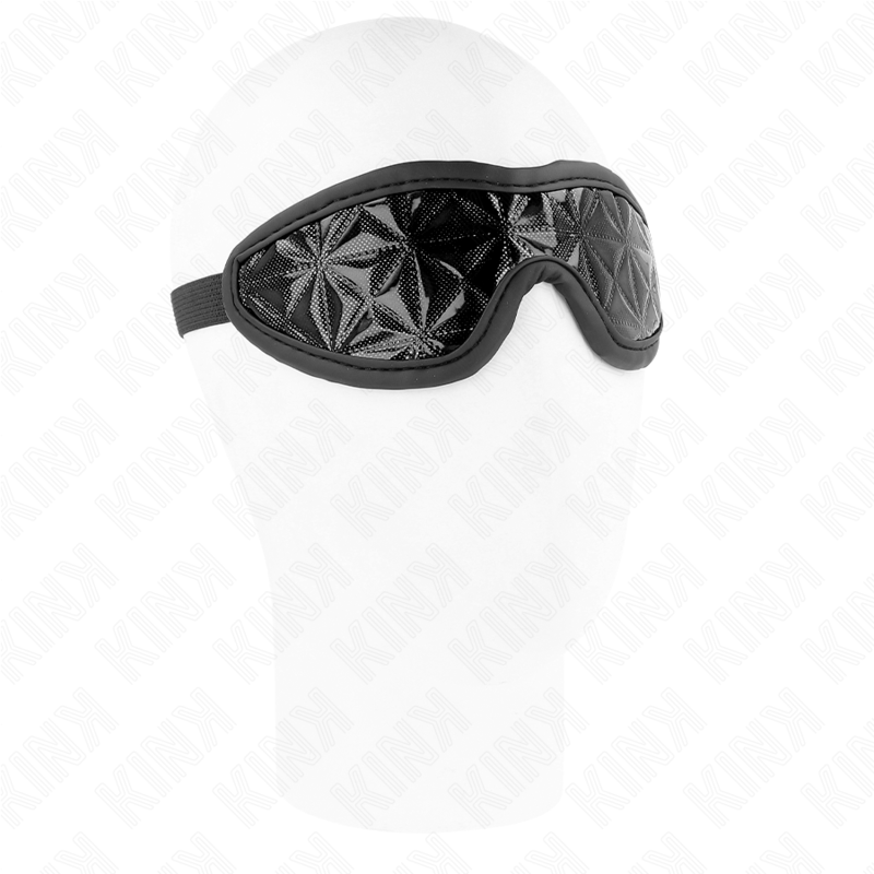 Kink - Faixa de Cabeça Padrão Diamante Preto 20,5 X 6 cm