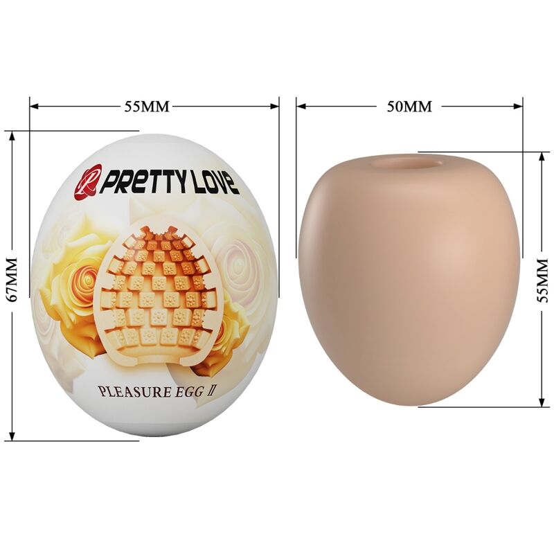 Pretty Love - Masturbador Masculino Ovo Carne