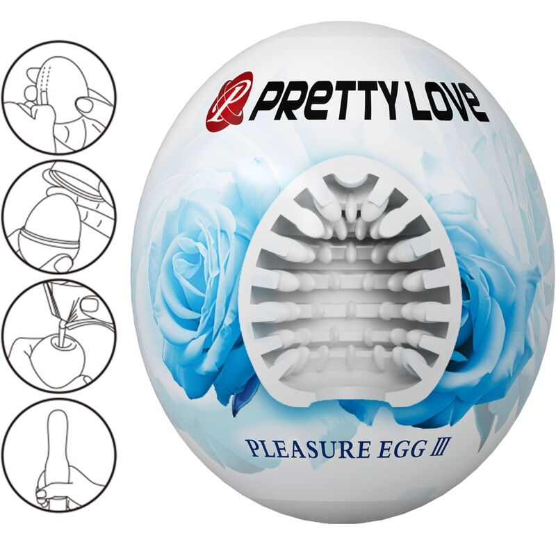 Pretty Love - Masturbador Masculino Clara de Huevo