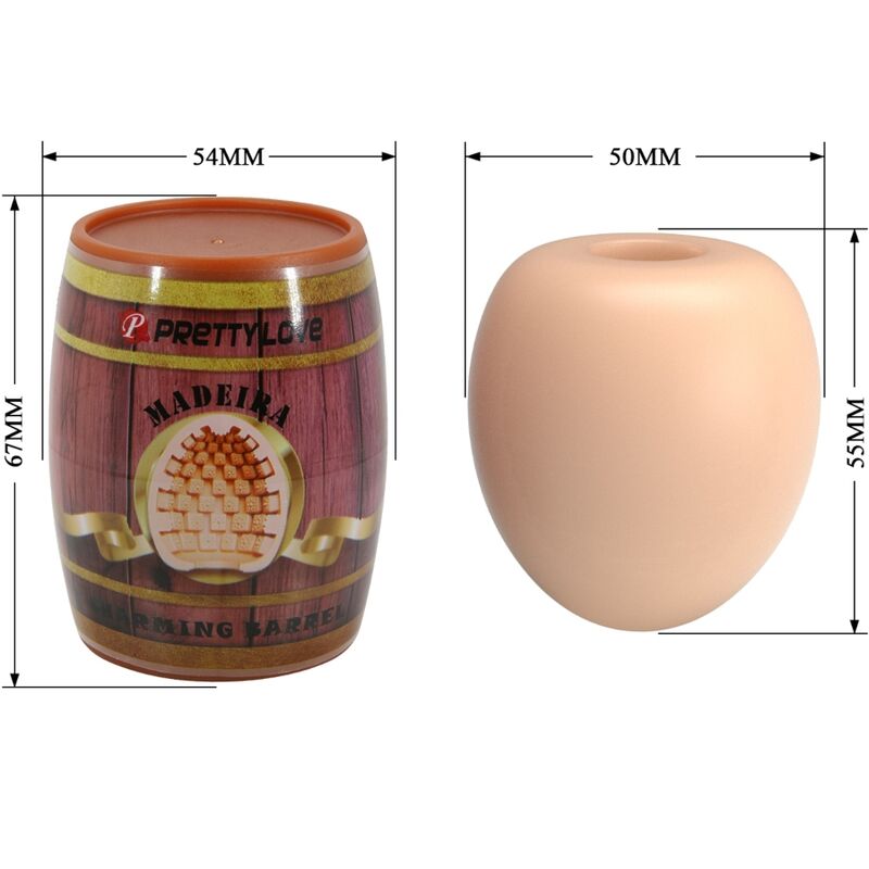 Pretty Love - Masturbador Masculino Egg Flesh Modelo 2