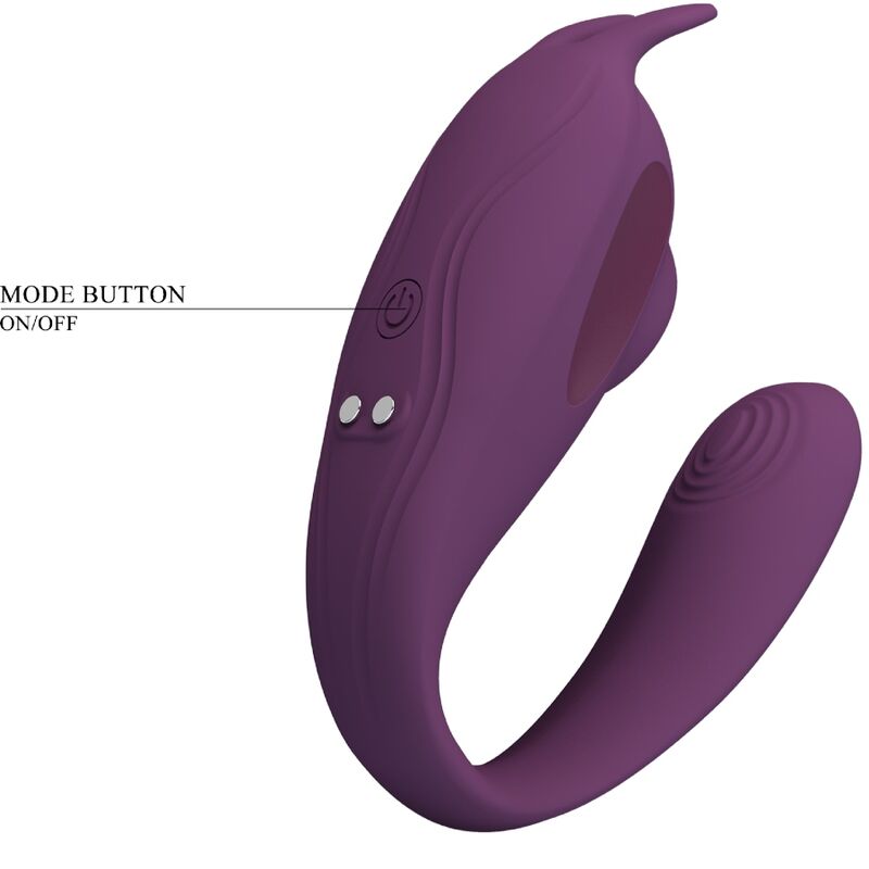 Pretty Love Estimulador e Vibrador Shey Aplicativo Gratuito Longa Distância Roxo