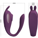 Pretty Love Estimulador e Vibrador Shey Aplicativo Gratuito Longa Distância Roxo