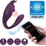 Pretty Love Estimulador e Vibrador Shey Aplicativo Gratuito Longa Distância Roxo