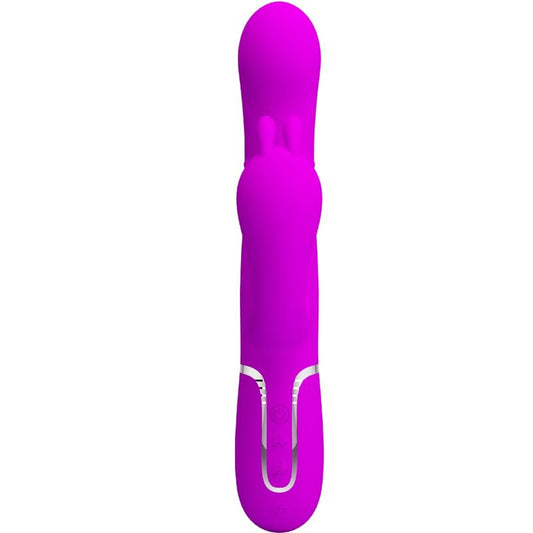 Pretty Love Cammy Vibrador Triple Multifuncional 4 en 1 Rosa