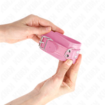Kink Pulseiras Ajustáveis Simples Rosa 20-23 cm x 5,5 cm