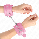 Kink Pulseiras Ajustáveis Simples Rosa 20-23 cm x 5,5 cm