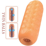 Pretty Love - Twin Balls Masturbador Masculino Laranja