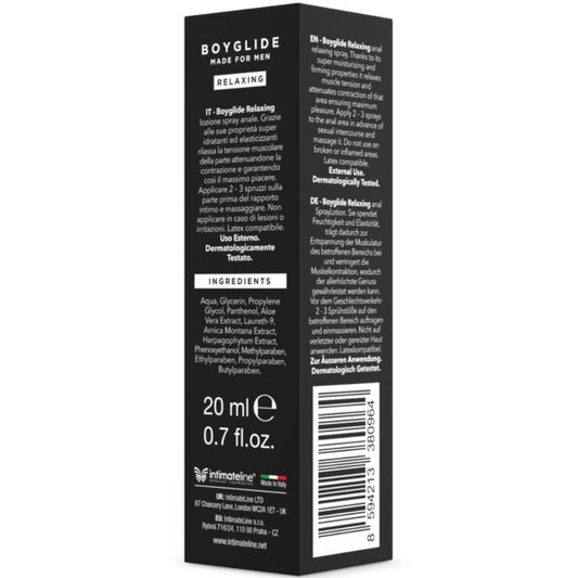 Intimateline - Boyglide Anal Relaxante Spray 20 ml