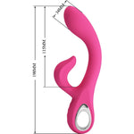 Pretty Love Fritz Rabbit Vibrador 12 Vibrações Rosa