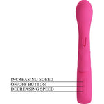 Vibrador Conejo Pretty Love Novak 12 Vibraciones Rosa