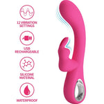 Vibrador Conejo Pretty Love Novak 12 Vibraciones Rosa