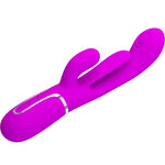 Pretty Love Shania Vibrador Multifunción Triple Conejo Rosa