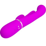 Pretty Love Shania Vibrador Multifunción Triple Conejo Rosa