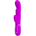 Pretty Love Shania Vibrador Multifunción Triple Conejo Rosa