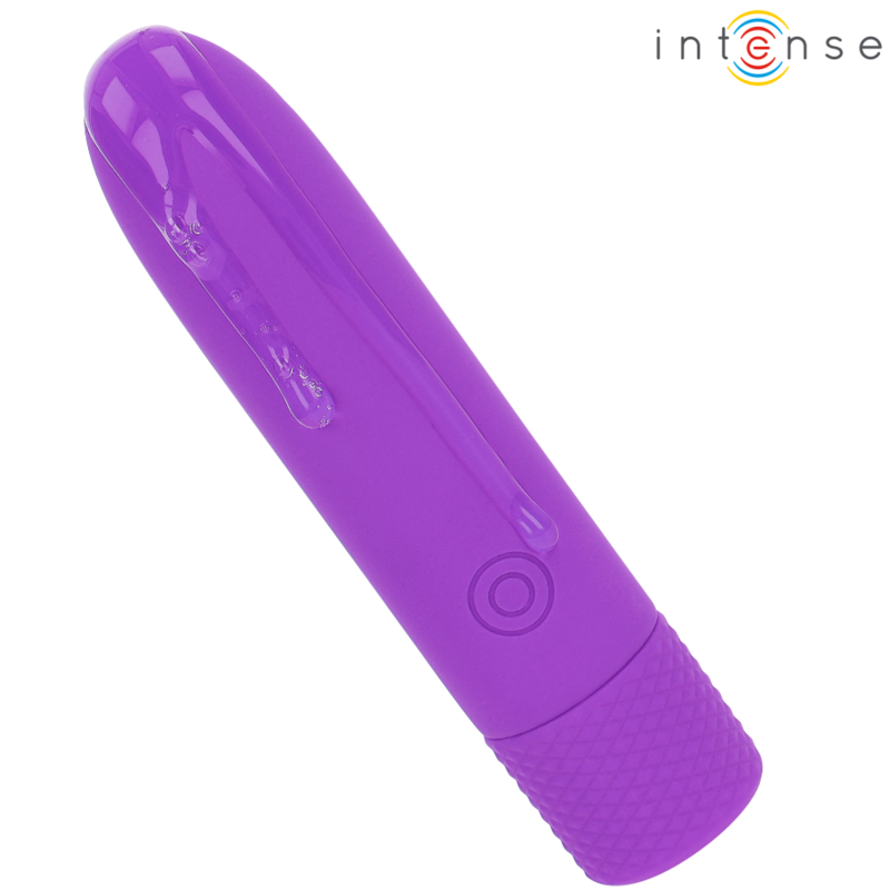 Intense - Symone Bala Vibradora Recargable USB 8 Vibraciones Morado 10 X 2,2 cm