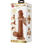 Dildo Pretty Love Realista Alto 22 Cm Marrón