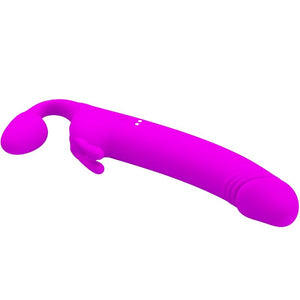 Pretty Love - Zanini Strapless Strap-On 10 Vibrações Roxo