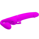 Pretty Love - Zanini Strapless Strap-On 10 Vibrações Roxo