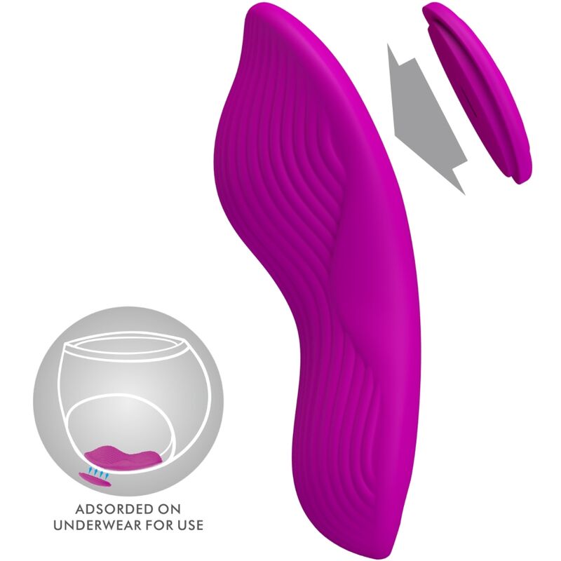Pretty Love - Estimulador de Clitóris Romario Lay-On Controle Remoto Rosa
