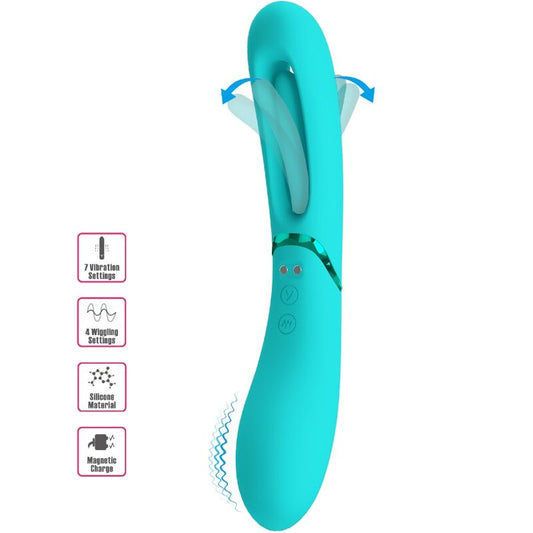 Vibrador Romance Lexie Punto G 7 Vibraciones Azul