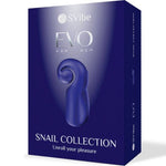 Snail Vibe Evo para Ele Masturbador Masculino Slide N'roll Azul Escuro