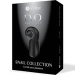 Snail Vibe Evo para Ele Masturbador Masculino Slide N'roll Preto