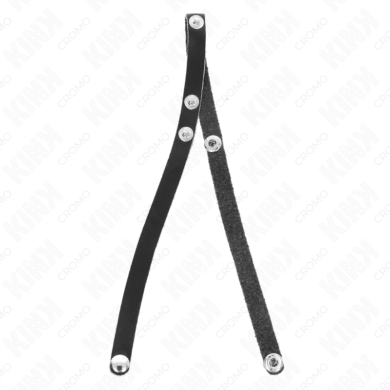 Kink - Anillo de Cuero para Pene con Cierre a Presión 39 x 1 cm