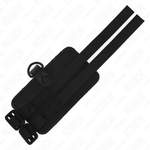 Kink - Anel de Couro Para Pénis Com Tiras Ajustáveis