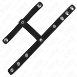 Kink - Anillo de Cuero Ajustable para Pene y Tinta Divisora de Bolsas