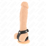 Kink - Anillo para Pene Doble de Cuero Ajustable