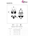 Livco Corsetti Fashion Melisenda Cf 1709 Bata de Baño + Camiseta + Tanga Negro S