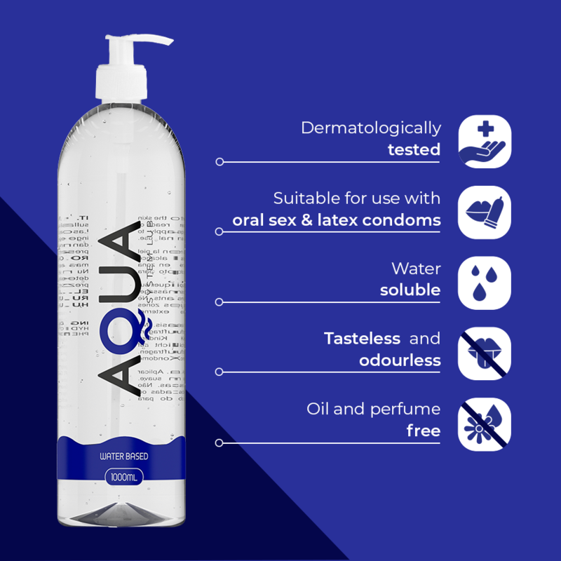 Aqua Quality - Lubrificante à  Base de Água 1000 ml