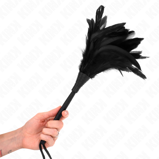 Kink - Penas de Frango Em Forma de Chifre Black Maids 36 cm