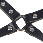 Subblime 953690 Esposas con Cinturón de Bondage Negro Talla Única