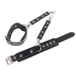 Subblime 953690 Esposas con Cinturón de Bondage Negro Talla Única