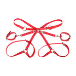 Subblime 953706 Algemas Com Cinto Bondage Vermelho Tamanho Único