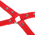 Subblime 953706 Algemas Com Cinto Bondage Vermelho Tamanho Único